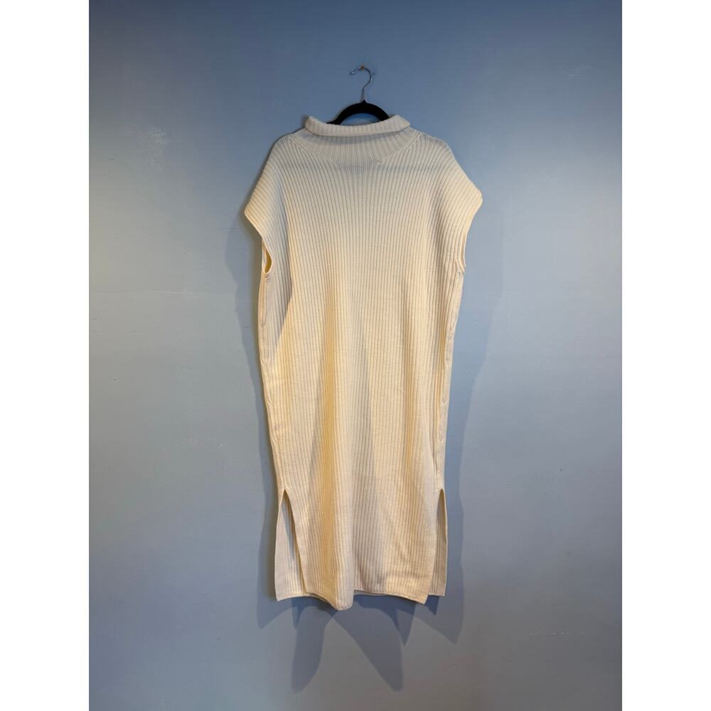 Polo Ralph Lauren Rib-Knit Wool Mockneck Sweater Dress
